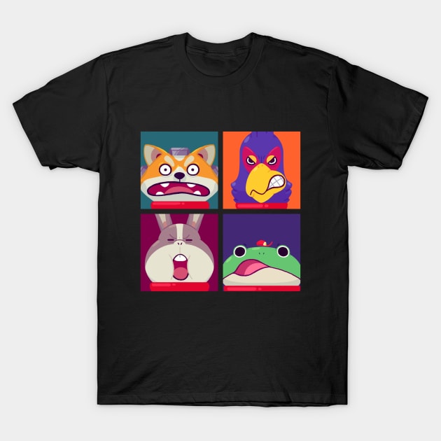 Star Fox T-Shirt by paperbeatsscissors